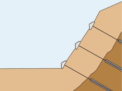 Geotechnical solutions for slope stabilisation